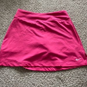 Pink Nike tennis skort